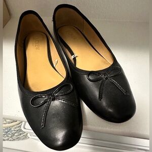 J Crew Black Ballet Flats / size 8